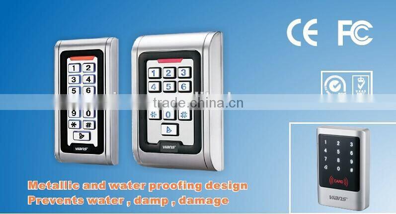 Rfid access control metal keypad