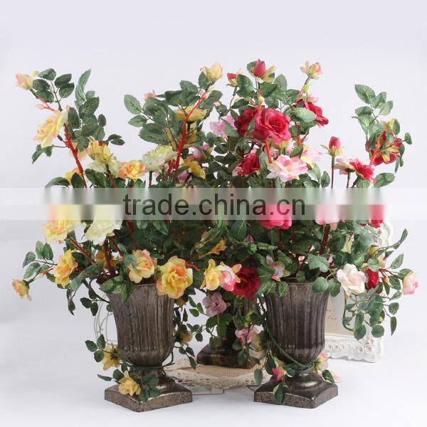 artificial plastic rose tree