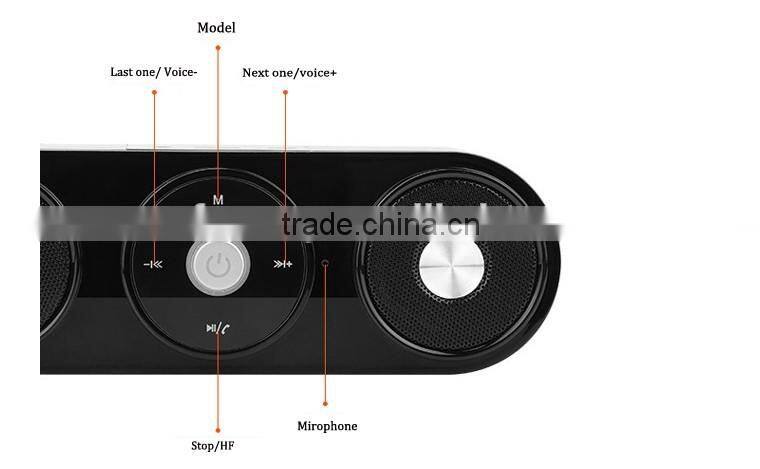 Portable Bluetooth speaker with TF card