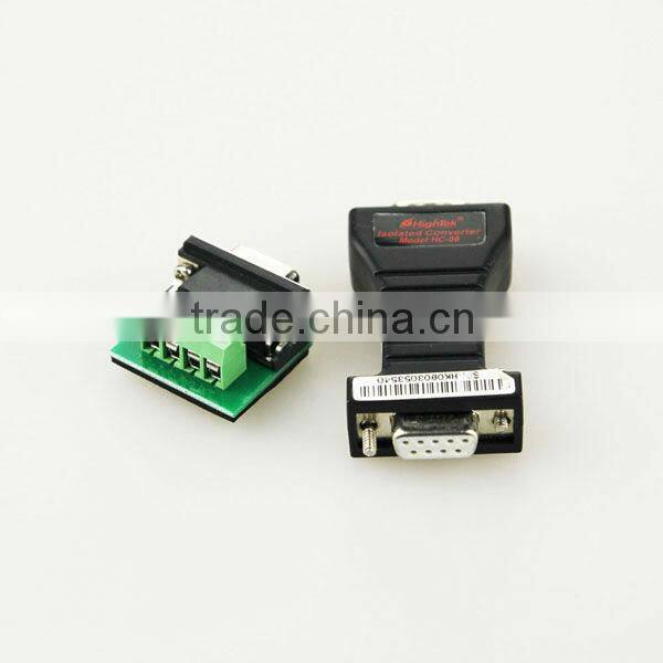 Customized rs232 male to rs485 female adapter