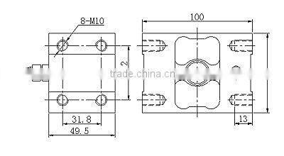 Digital Load cell strain gauge