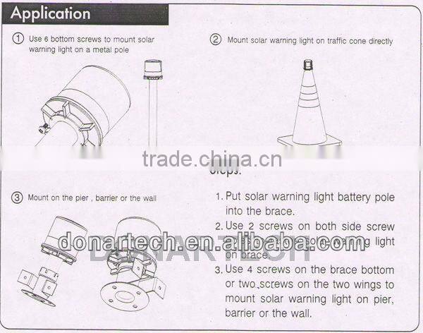 solar powered warning light