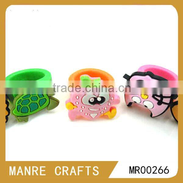 Customized debossed silicone rubber finger ring
