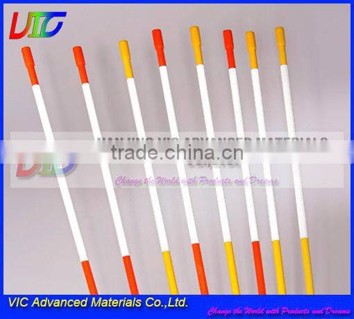Supply Fiberglass Snow Stake,High Strength Fiberglass FRP Snow Stake With Reflective Tap And Cap,Flexible,UV Resistant