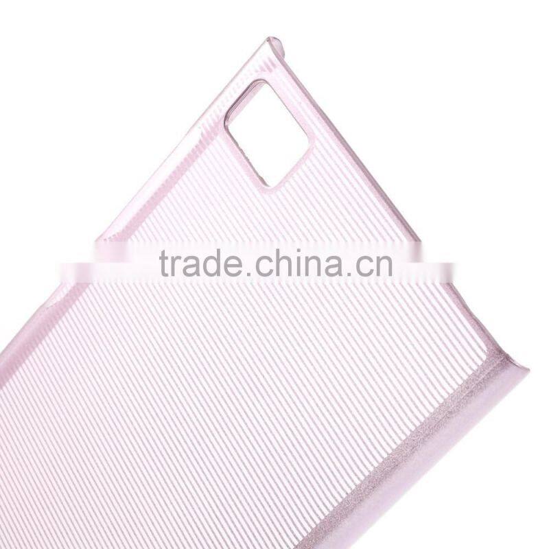 Translucent Horizontal Stripes Plastic Case for Xiaomi 3 MI3,xiaomi 3 mi3 PC case,xiaomi 3 mi3 hard case