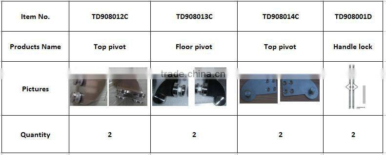 High grade easy cleaning Modern and Luxury double swing door