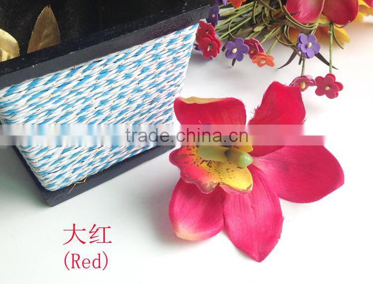 Artificial Cymbidium Hair Flower Orchid Flowers Hair Clip