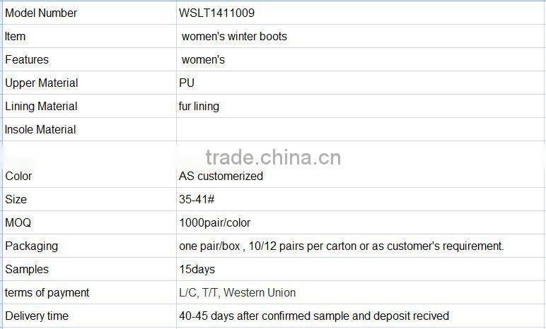 new designed flat heel women's boots,lady winter boots