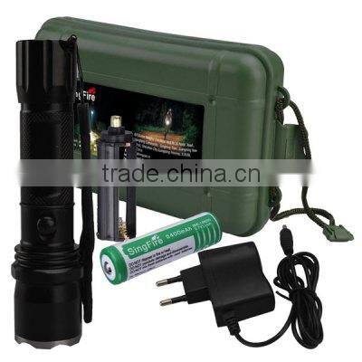 high power 18650 rechargeable mini led flashlight