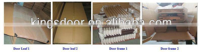 Modern scratch-proof melamine wooden flush door