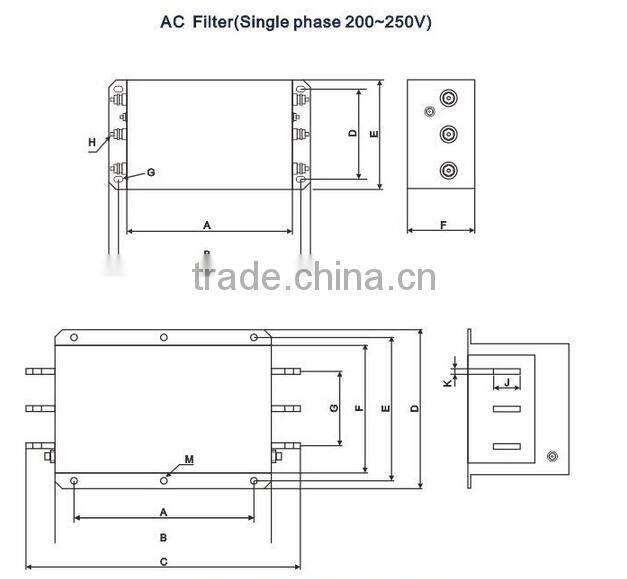Importers in india good choice 3 phase frequency converter 2.2kw output filter