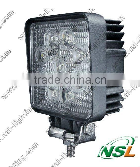 CREE 27W LED Driving Light/9~32V Square LED Work Light/27W Round Light
