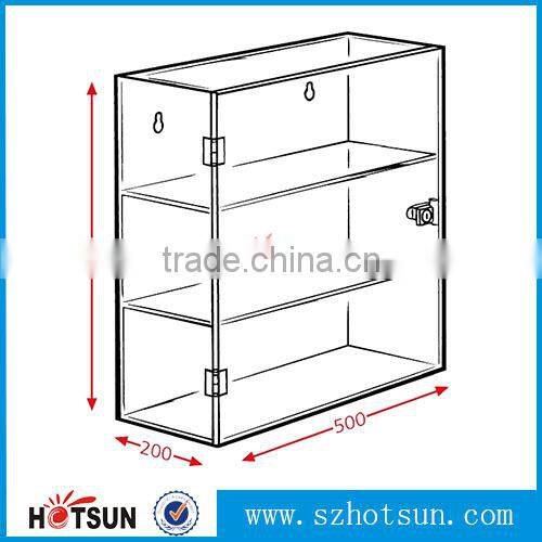 clear acrylic display case box 12" 1/6 scale figur