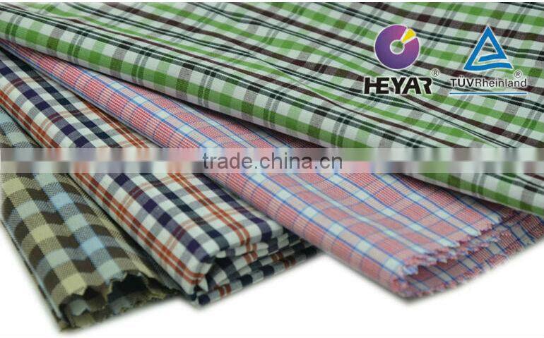100 organic polyester cotton fabric wholesale for Men's shirt