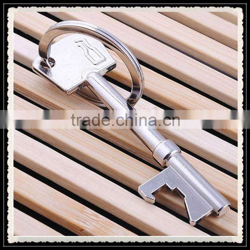 OEM metal handle held bottle opener,zinc alloy opener with keyring