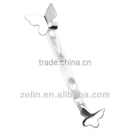 Love-shaped nipple piercing ring body jewelry