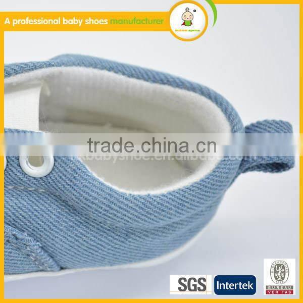 hand made newborn kids shoes for boy babies canvas wholesale baby shoes