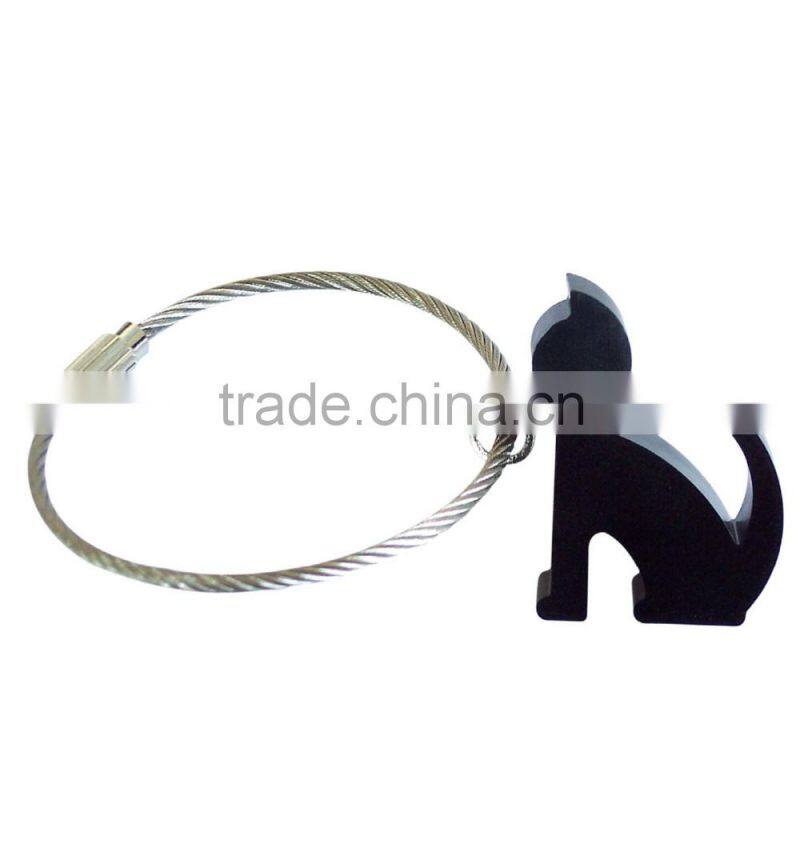 wholesale high polish stainless steel dog bone shape dog tags engraved keychain