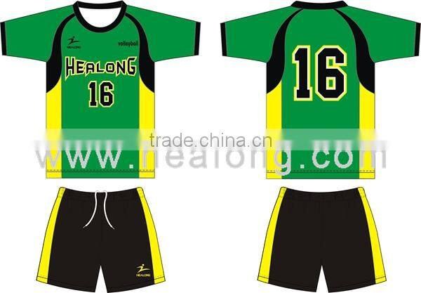 custom pakistan team healong brand volleyball uniform
