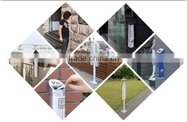 high quality Wall mounted outdoor metal ashtray 301se