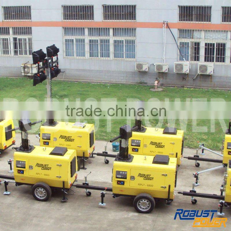 Hydraulic Mobile Light Tower