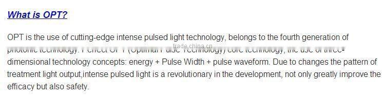 Hot selling Professioanl IPL With 400000 Shots