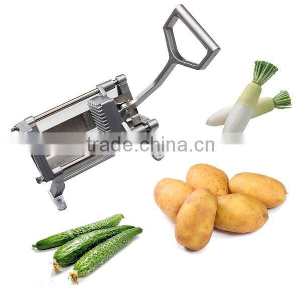 Labor saving stainless steel manual potato chips cutter
