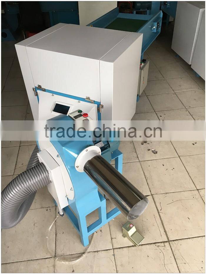 Automatic polyester fiber tearing opening machine for pillow fiber filling machine