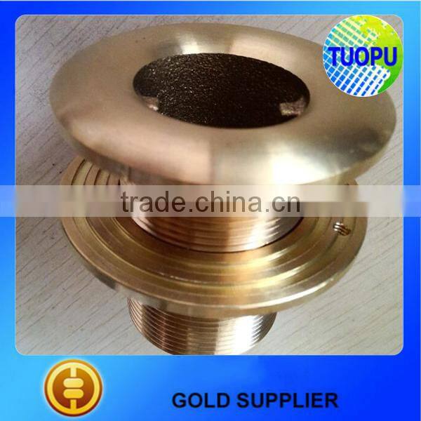 China boat thru hull bronze rudder port stainless steel marine yacht thru hull plastic nylon rudder port