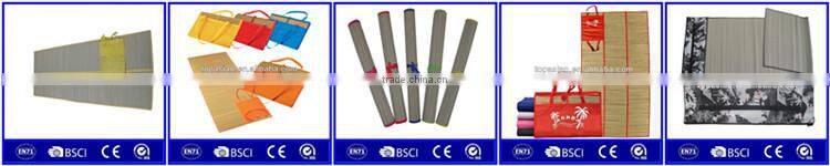 Outdoor folding straw beach mat / Portable straw beach mat