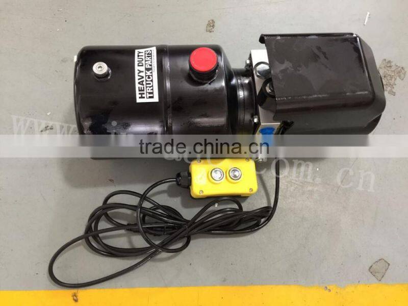 hydraulic power pack unit for wing truck