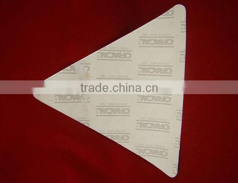 High quality self adhesive custom pvc warning sticker