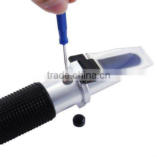 New Refractometer Design for Alcohol Liquor Content 0-80% w/ ATC Testing