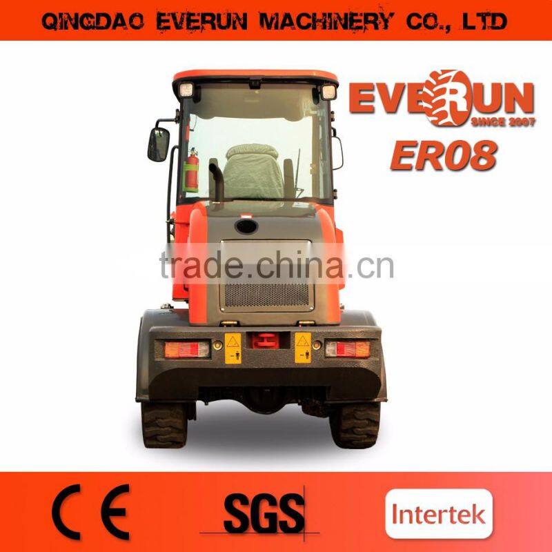 Chinese Safe 800kg Capacity mini Wheel loader