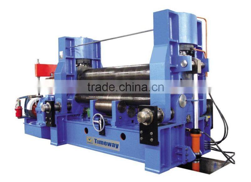 CNC Small Size Upper Roller Universal Three Roller Plate Rolling Machine with Pre-Bending