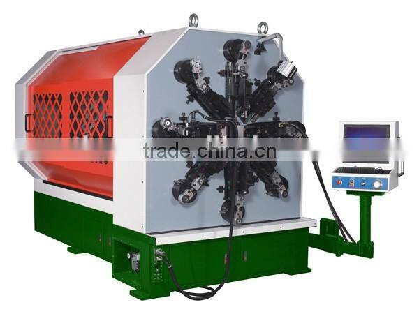 12 Axes Full-automatic Camless CNC Versatile Spring Machine Wirh Wire Rotation
