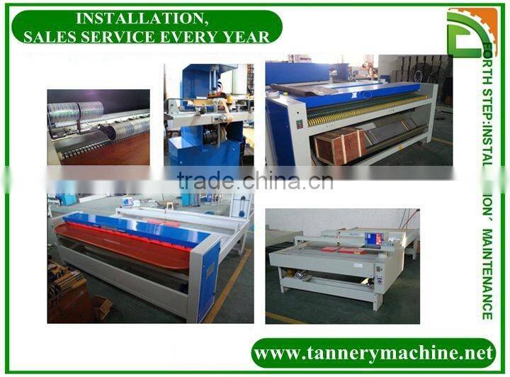 wet blue or finished dry leather stainless steel finish leather measuring machine