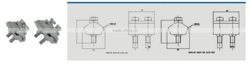 HEIGHT CAPG Copper-Aluminium PG clamp factory price factory price