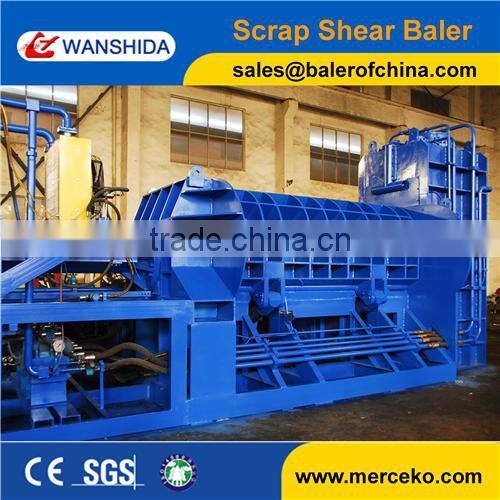 Used car shear baler hydraulic scrap car body cutting and press machine (CE)