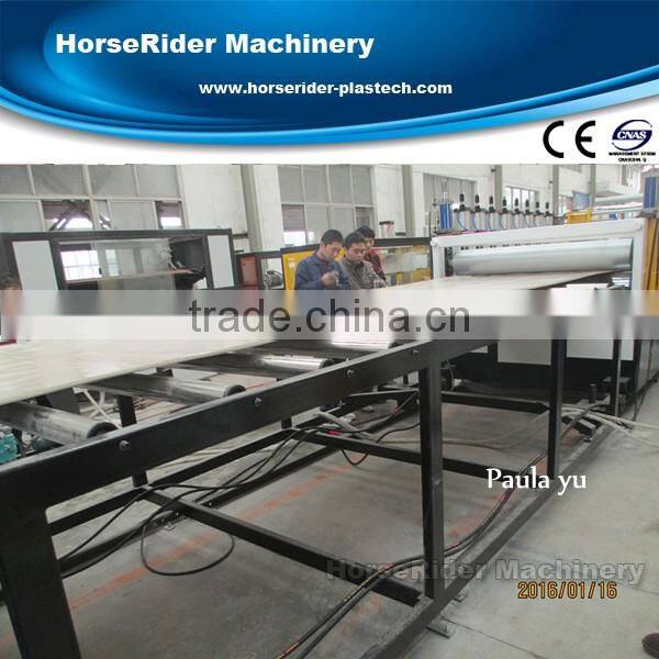 pvc celuka foam sheet extruder line/plastic sheet making machine/plastic extrusion machine extruder