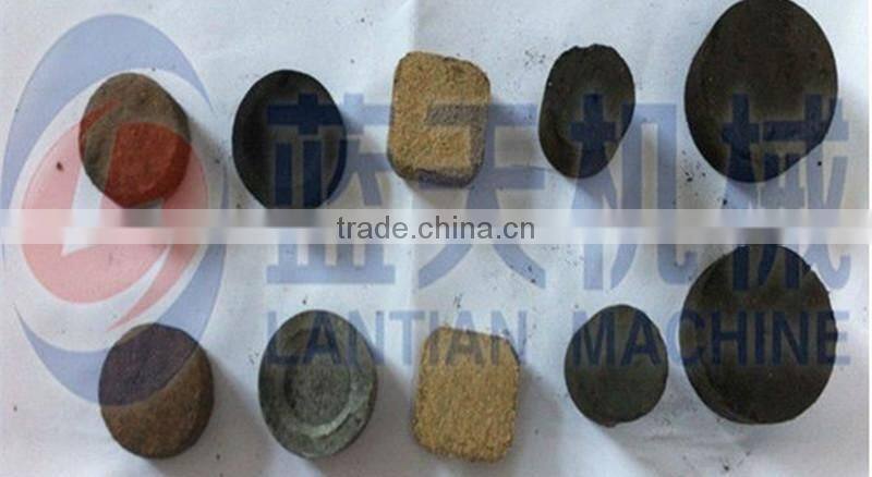 High strength shape variablei shisha charcoal brick briquette machine from Lantian