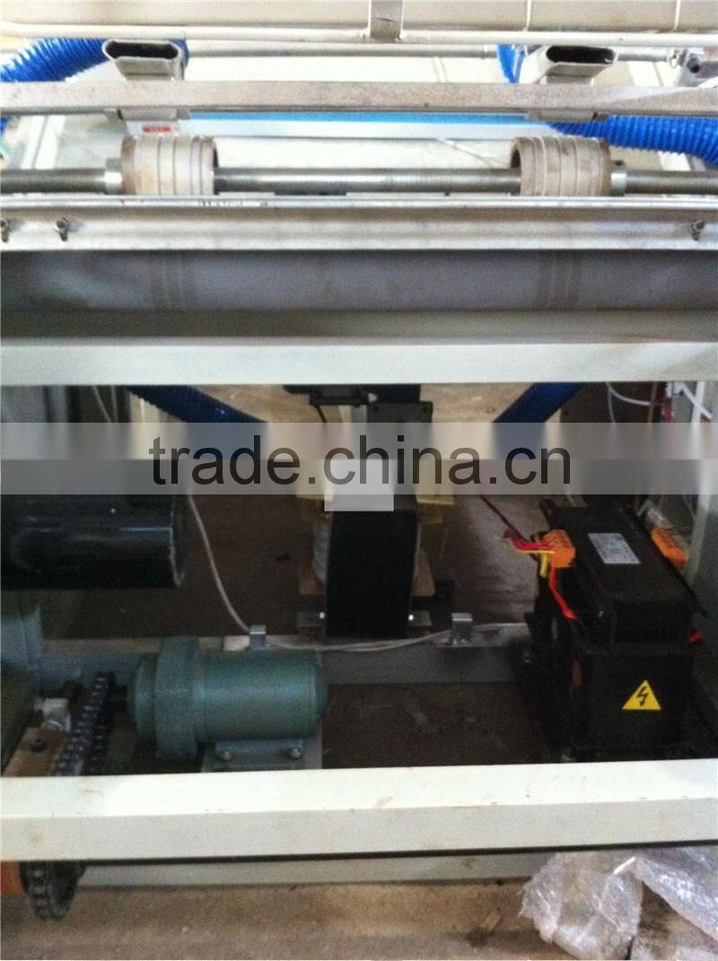 automatic pp woven sack bag cutting machine