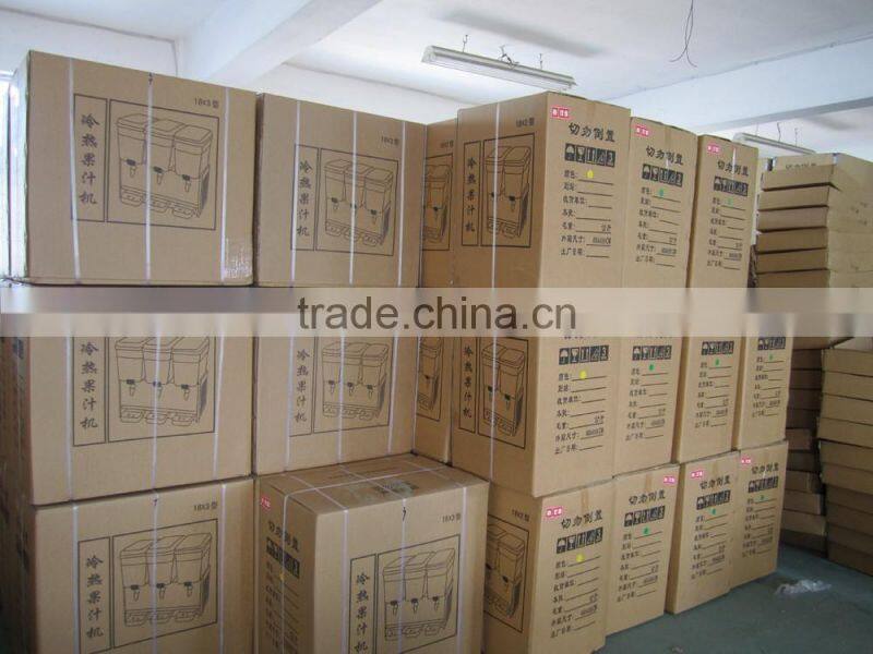 18L 2 tanks blue color Juice Dispenser for beverage