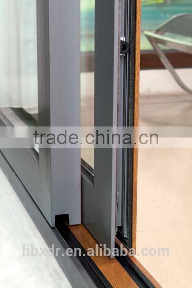 aluminum wardrobe sliding door profile sliding rail for door and window