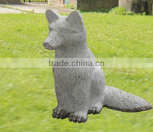 Natural Granite Stone Fox Statue