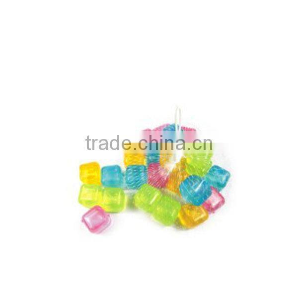 Plastic reusable ice cube