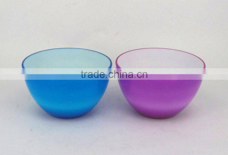 plastic double-wall salad bowl