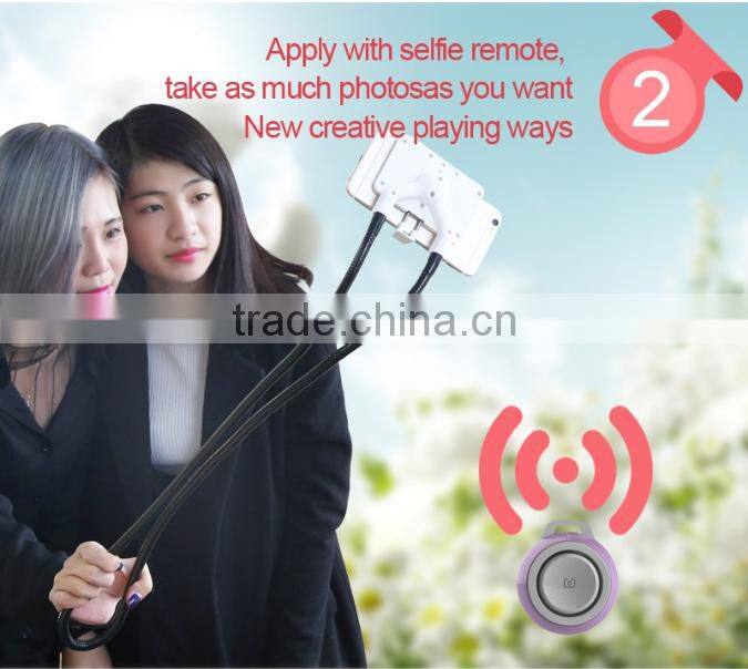 2017 New Creative Neck Wearable Phone Holder For Personal Leisure/Driving Use , Universal Adjustable Mobile Phone Stand Holder