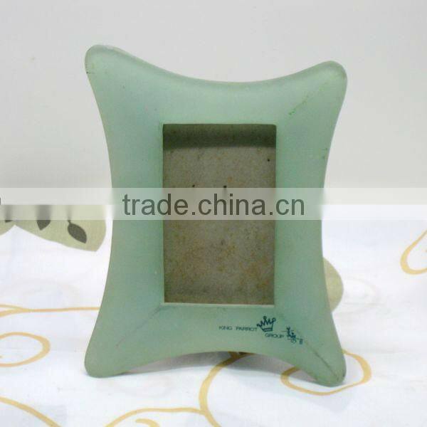 F13 unique shape transparent blue fashion photo frame