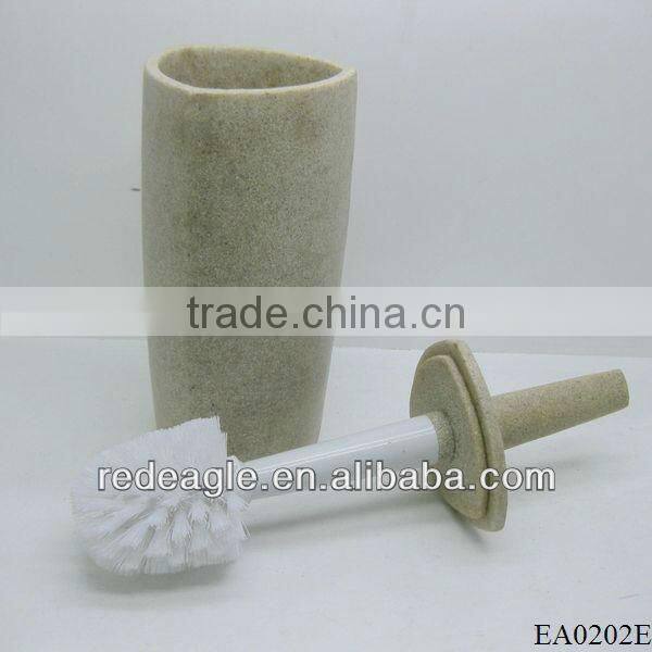 Unique sandstone toliet brush holder with high quality water-proof effect for factory promotion